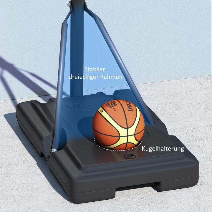 Produktbild SportNow Basketballkorb Stahl, Kunststoff Schwarz