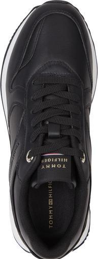 Image du produit Tommy Hilfiger Femmes Chaussures Elevated Feminine Leather Runner Noir Baskets 37 (37)