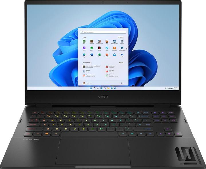Actual product image HP Omen 16-k0730nz RTX 3070 Ti (16.10", Intel Core i7-12700H, 16 GB, 1000 GB, CH)