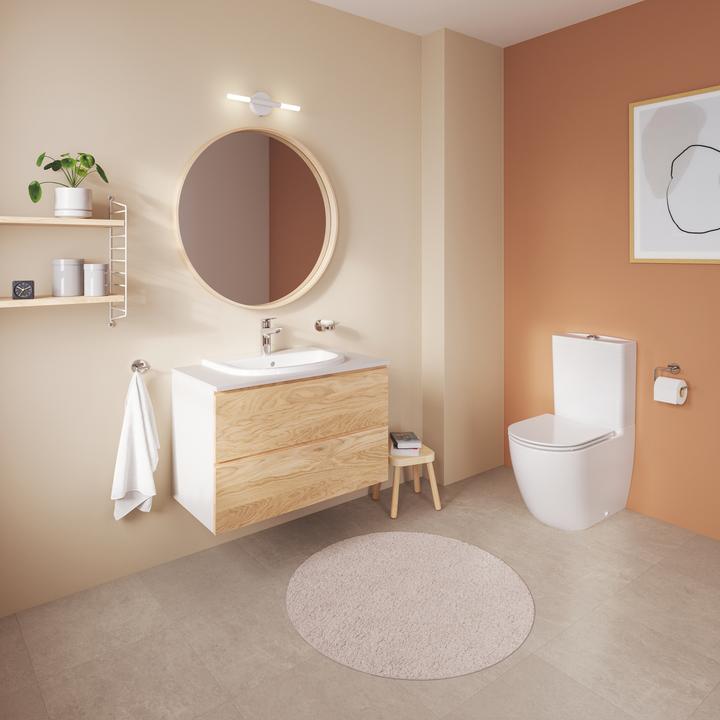 Actual product image Grohe Built-in washbasin BAU KERAMIK 1 HL m ÜL 560x400mm awe (400 mm, 560 mm)