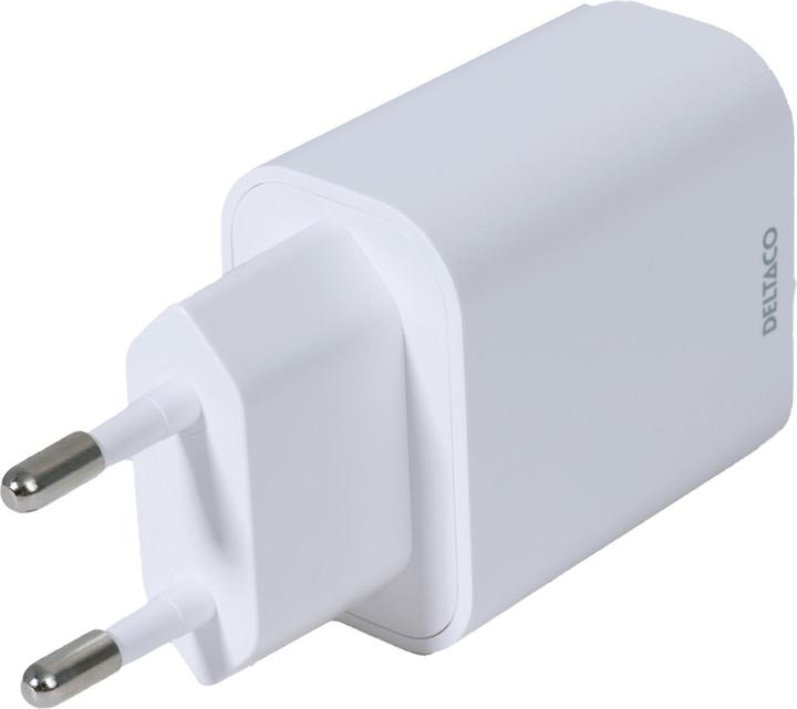 Actual product image Deltaco USB-AC182 mobile device charger White Indoor (18 W)