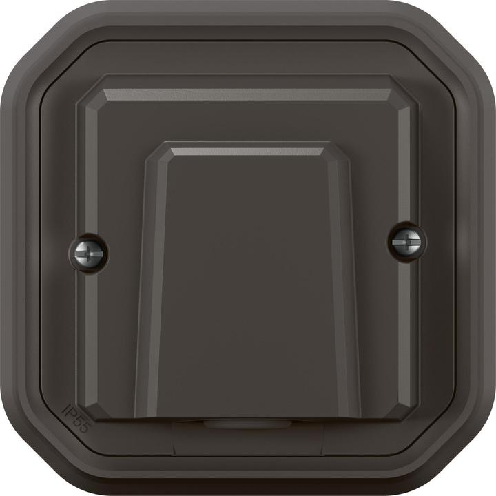 Actual product image Legrand PLEXO New damp-proof cable outlet with terminal strip, equipped with 3 inlet terminals, 3 front