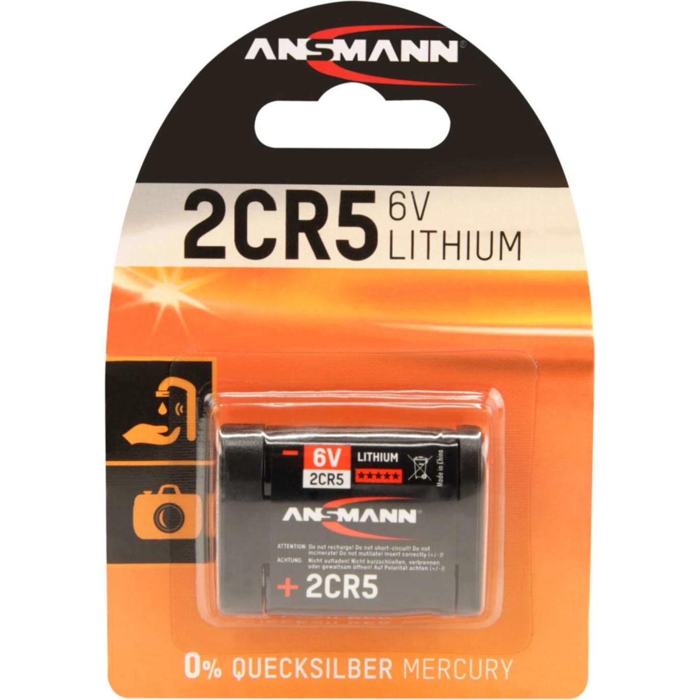 Thumbnail - Ansmann Lithium (1 Stk., 2CR5, 1400 mAh), Batterien + Akkus