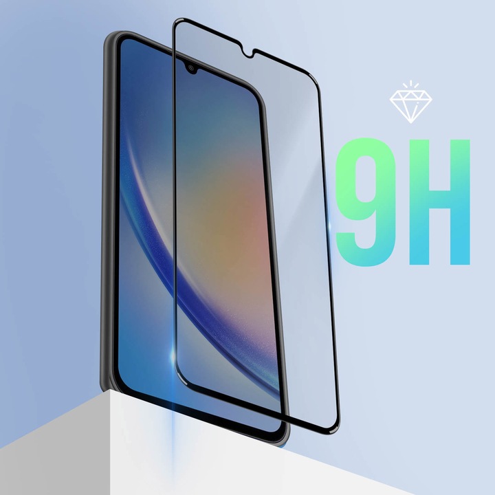 Actual product image Avizar Protective glass film 9H (1 Piece, Samsung Galaxy A34 5G)