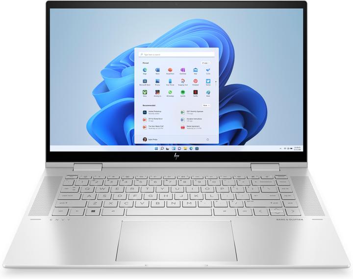 Produktbild HP ENVY x360 Core i7-1255U | 15,6"-FHD-400-Touch | 16GB | 1TB | W11H | RTX 2050 | Srebrna (15.60", Intel Core i7-1255U, 16 GB, 1000 GB)