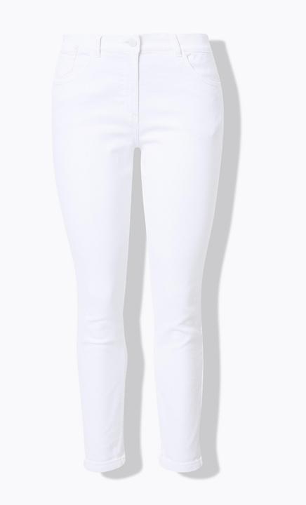 Actual product image Ulla Popken White Denim Stretch Fit Jeans (54)