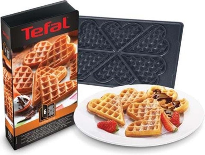 Actual product image Tefal Snack Collection heart wafers