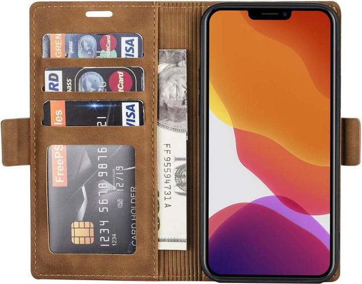 Image du produit N.Bekus iPhone 13 Pro - étui flip marron (Apple iPhone 13 Pro)