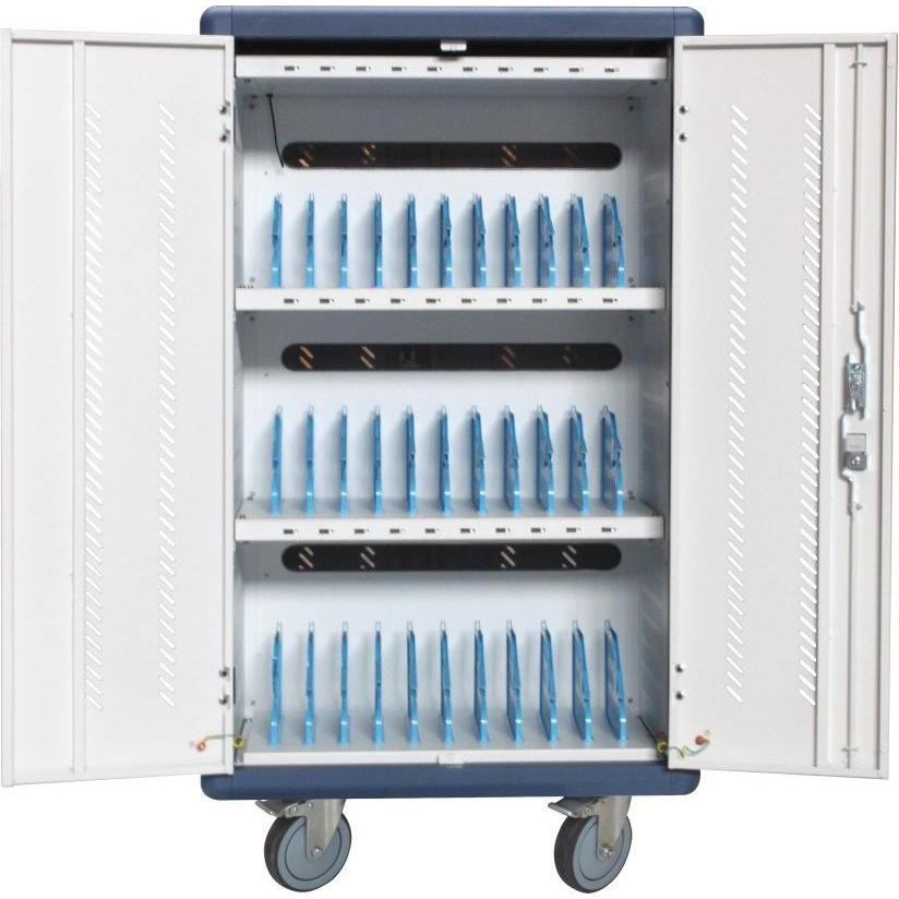Thumbnail - Techly I-CABINET-30DUTY, Notebookwagen, Blau