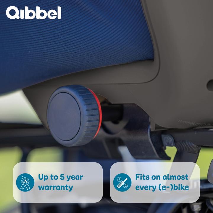 Actual product image Qibbel Junior Bike Seat (Luggage carrier (rear))