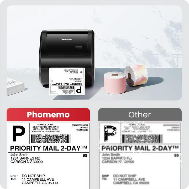 Produktbild Phomemo D520-BT mit Bluetooth BLA/WHI (203 dpi)