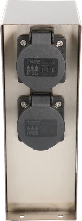 Actual product image Max Hauri GARDEN garden socket pillar with timer