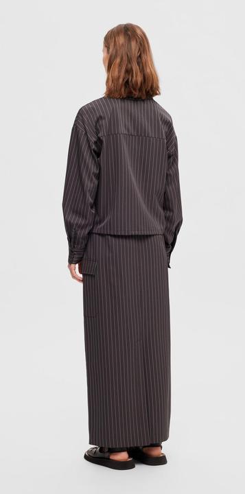 Actual product image Selected Boxy Pinstripe Shirt (36)