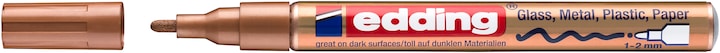 Actual product image Edding 751 Gloss paint marker (Copper, 2 mm, 10 x)