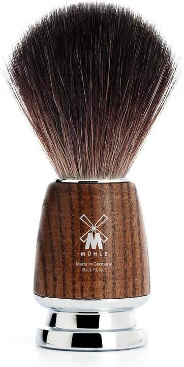 Actual product image Mühle Shaving set, 3-piece, shaving brush with black fibre, 3-blade razor