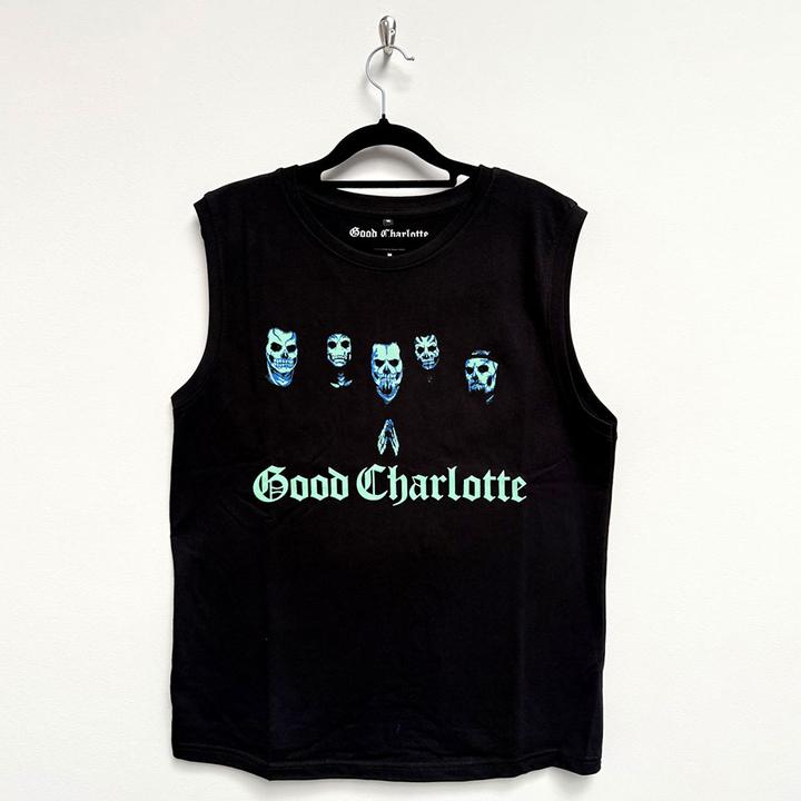 Good Charlotte Generation Rx Skull Faces (Black) Tank
