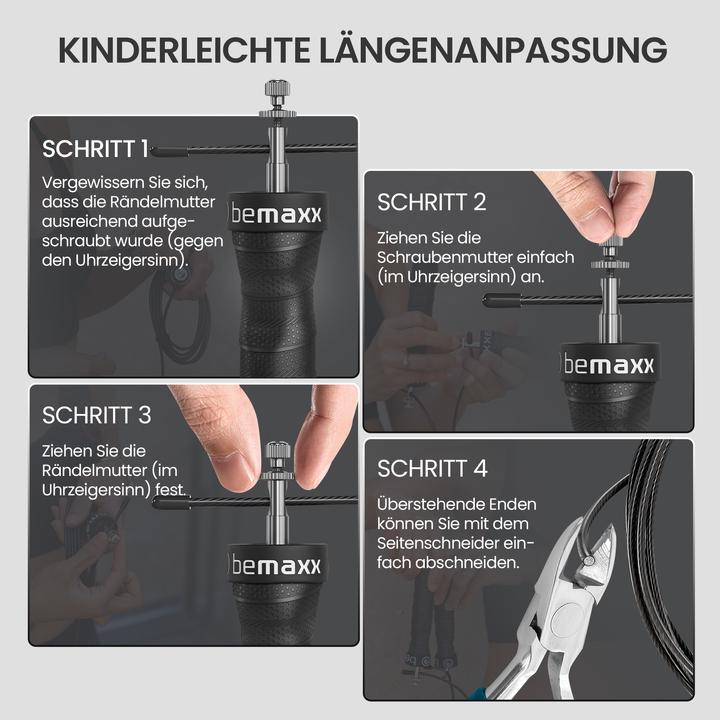 Immagine prodotto BeMaxx Fitness Speed Rope V1 Set