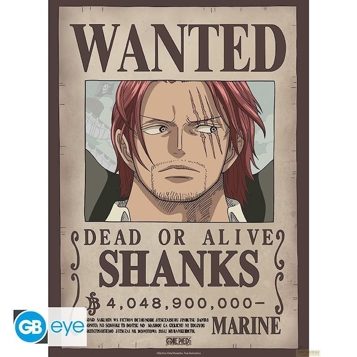 Produktbild ABYstyle One Piece - Wanted Shanks & Teach (52 x 38 cm)