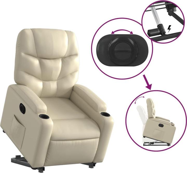 Image du produit vidaXL Relaxsessel mit Aufstehhilfe