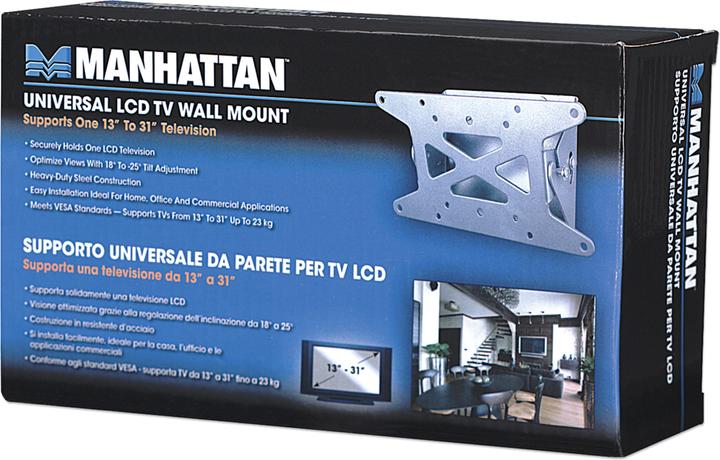 Produktbild Manhattan Universal TV-Wandhalterung, neigbar (Wand)
