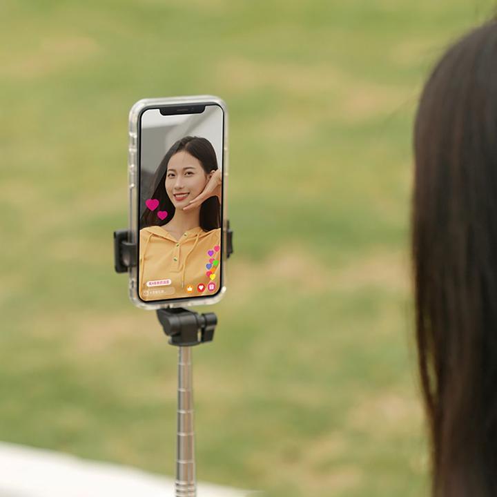 Produktbild Hurtel Selfie stick WHS1Y telescopic tripod 1m with phone holder - black