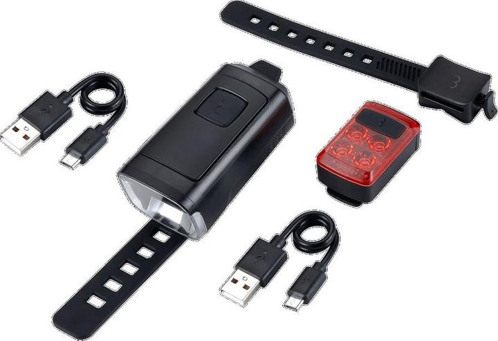 Produktbild BBB Lichtset Stud50 Strap 200 Lumen (200 lm, 16 lm)