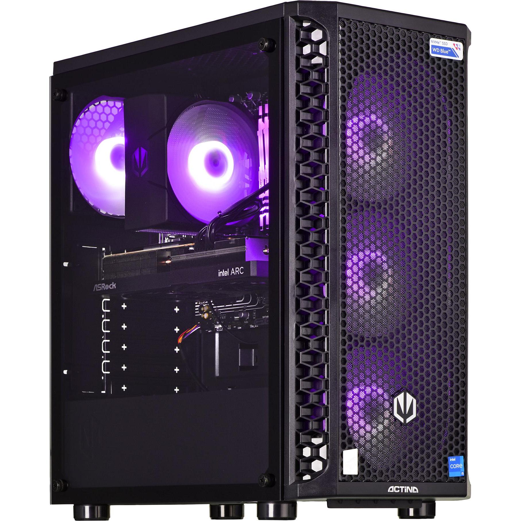 Actina 5901443385332 (Intel Core i5-14400F, 32 GB, 1000 GB, GeForce RTX 4060), PC, Schwarz
