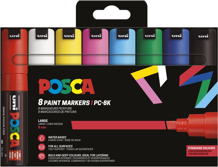Image du produit Posca Marker UNI PC-8K 8er Set Basic (8x)