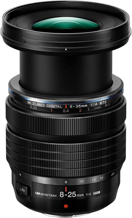 Productafbeelding Olympus OM-systeem m.Zuiko digitale 8-25mm F4 Pro (Micro Vier Derde, Micro Vier Derde)