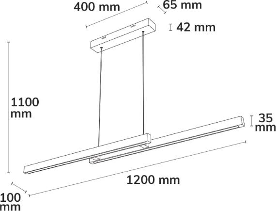 Nährwerte und Zutaten Isoled LED Pendelleuchte HOLZDRIFT Eiche 120 (2260 lm)
