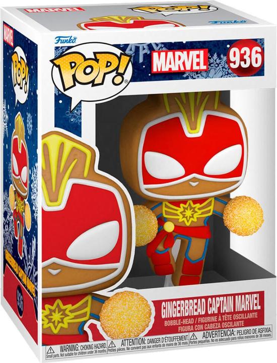 Produktbild Funko POP! - Marvel Holiday: Gingerbread Captain Marvel