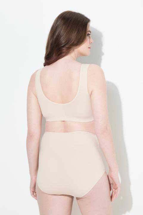 Actual product image Ulla Popken Front-fastened cotton bustier (Single pack, 90 D)