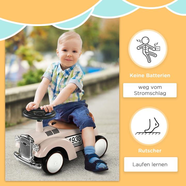 Actual product image Aiyaplay Slide car with storage space under the seat