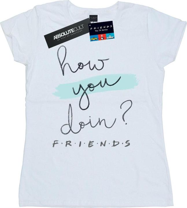 Immagine prodotto Friends How You Doin? Handwriting Maglietta Donna (XXL)