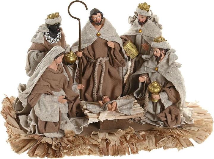 Produktbild Esprit Weihnachtskrippe Braun Beige Harz