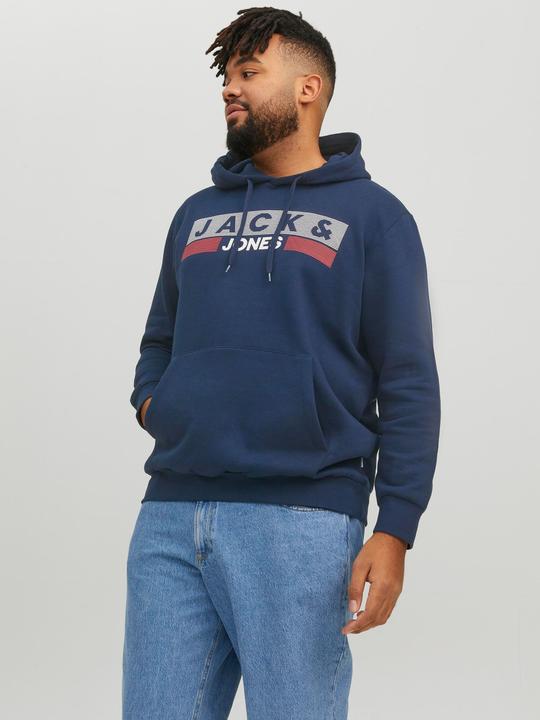 Produktbild Jack & Jones Plus Size Plus Size Logo Kapuzenpullover Kapuzenpullover (XXL)