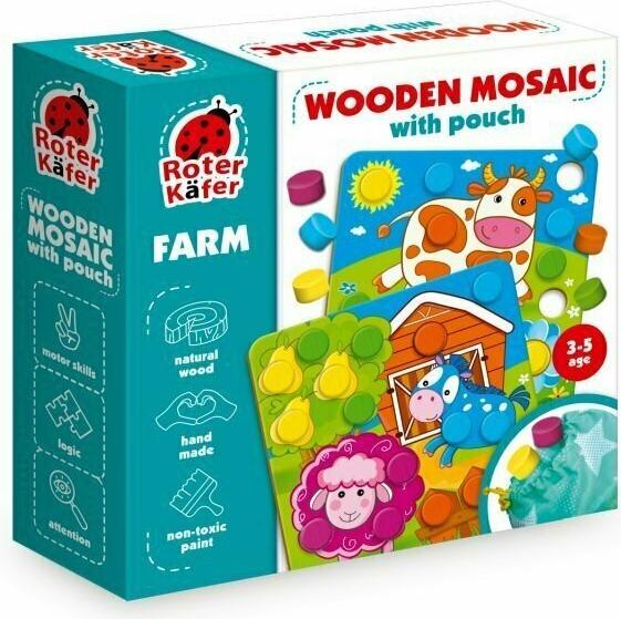 Immagine prodotto Gioco educativo Mosaico di legno - Zoo
