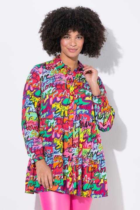 Actual product image Angel of Style Bluse, A-Linie, Schriftprint, Volants (50)