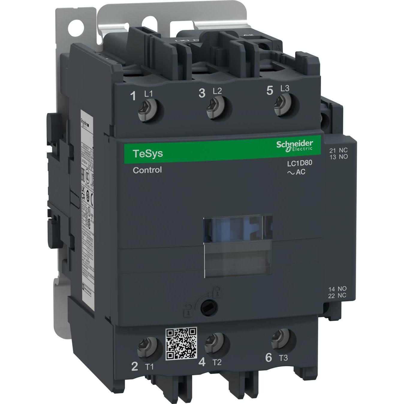 Schneider Electric Schütz 3-polig Schließer 80A 48VAC, Relais