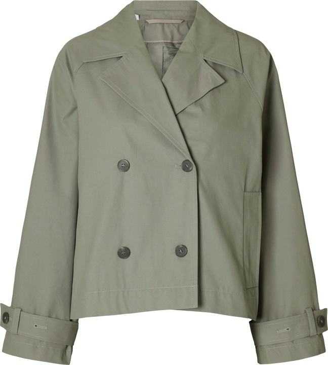 Actual product image Selected Femme Slfcilo Short Trenchcoat Noos (34)