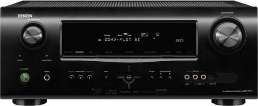 Actual product image Denon AVR-1611, 5.1 Receiver, 3D, HDMI 1.4a, TrueHD, Black (Receiver)