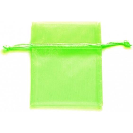 Glorex, Geschenkverpackung, Organzasäckchen 12,5x16 cm 4St hellgrün (Geschenkbox, 4 x)