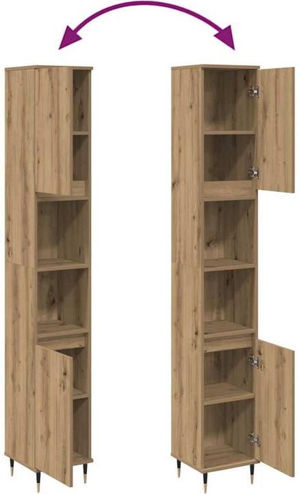 Actual product image VidaXL Bathroom cabinet (30 x 30 x 190 cm)