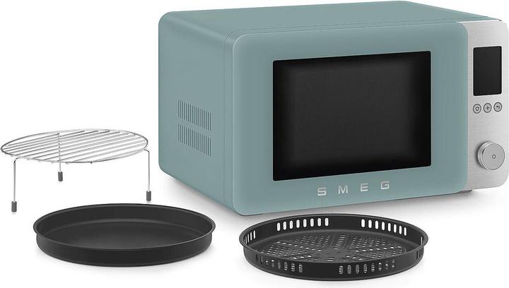 Image du produit Smeg Kombi-Mikrowelle MOC02EGMEU, 9 Fkt, 2100W, Smaragdgrün matt (27 l)