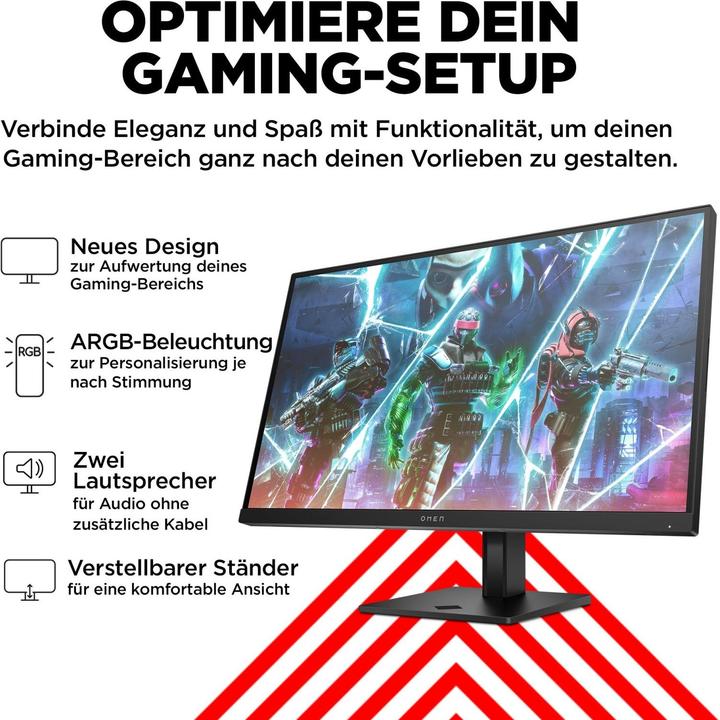 Actual product image HP Omen 27s (1920 x 1080 pixels, 27")