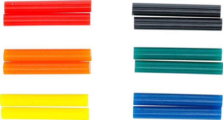 Produktbild BGS Heissklebe-Patronen bunt Ø 7,5 mm, 50 mm 12-tlg.