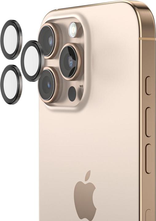 Actual product image Belkin 1x2 Kameralinsenschutz TempGlass iPhone 16Pro/16ProMax (2 Piece, Apple iPhone 16 Pro, Apple iPhone 16 Pro Max)