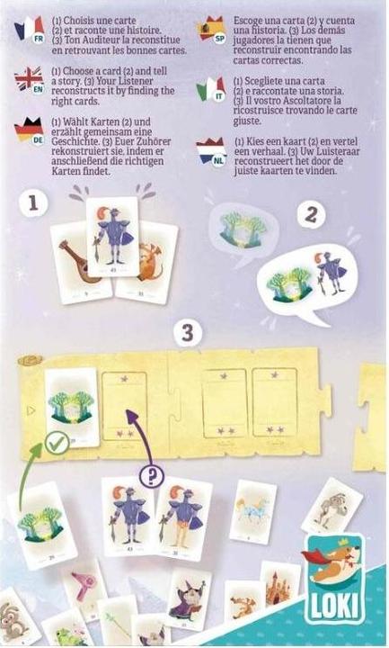 Image du produit Loki Kids 517792 - Team Story, jeu de cartes, 2-7 joueurs, à partir de 5 ans (édition allemande) (Allemand)