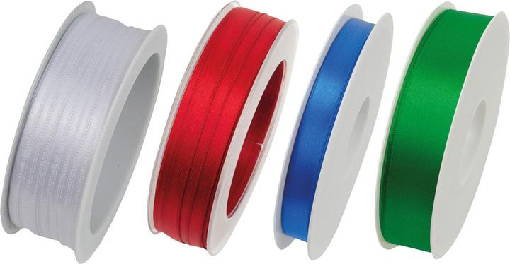 Produktbild Goldina Geschenkband Satin weiss 10mm (1x)