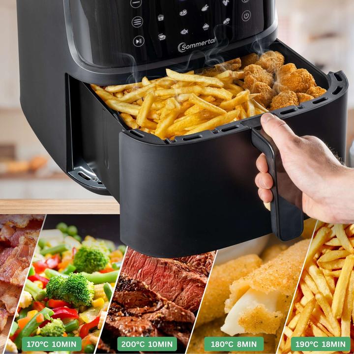 Produktbild Sommertal Heissluftfritteuse mit 8 Programmen